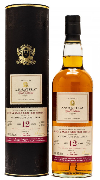 Miltonduff 2009/2022 A. D. Rattray Single Malt Scotch Whisky 58,5% vol 0,7L