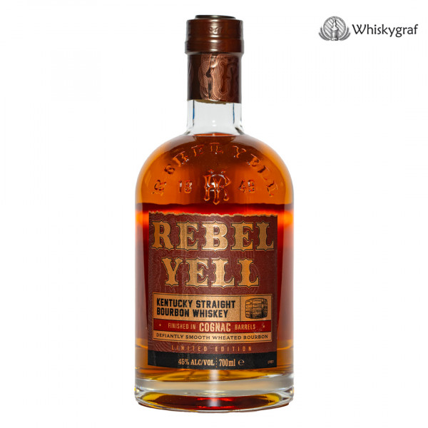 Rebel Yell Cognac Cask Finish Kentucky Straight Bourbon Whiskey 45% vol 0,7 L