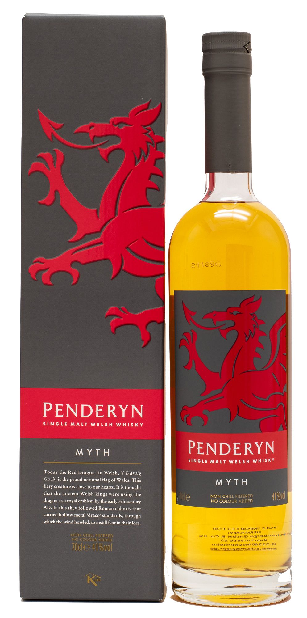 Penderyn Myth Wales Single Malt Whisky 41% vol 0,7 L | Angebote | Whiskygraf