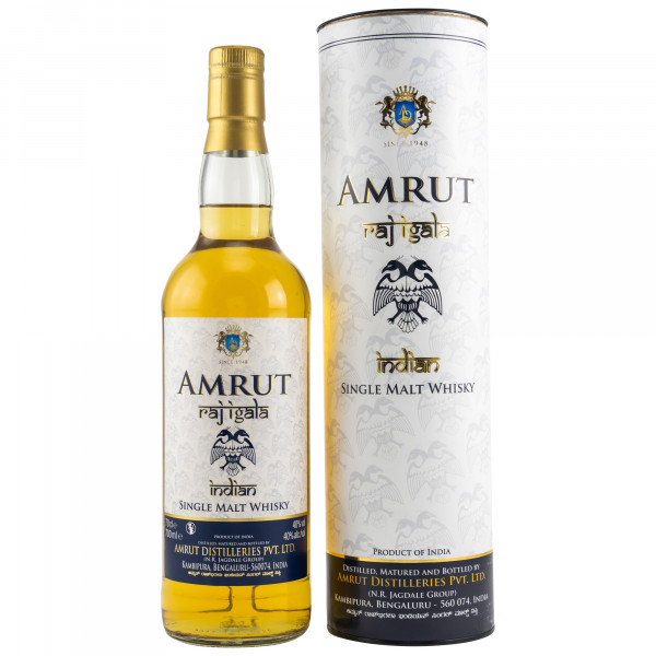 Amrut Raj Igala Single Malt Indien Whisky 40% vol 0,7 L