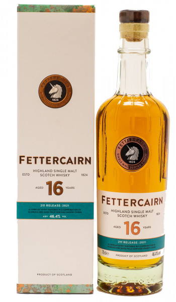 Fettercairn 16 Jahre 2nd Release 2021 Sherry Casks Single Malt Scotch Whisky 46,4% vol 0,7 L
