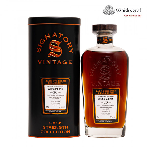 Bunnahabhain 2004/2024 Signatory Vintage Single Malt Scotch Whisky 61,2% 0,7L