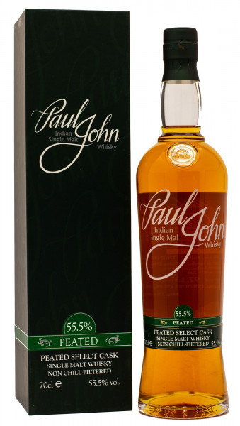 Paul John Peated Select Cask Indian Single Malt Whisky 55,5% vol 0,7 L