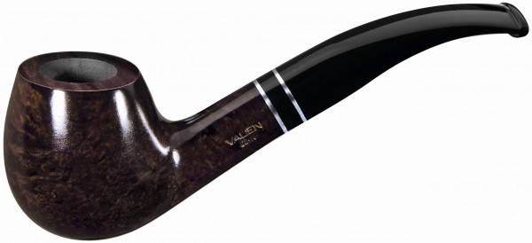 VAUEN Pfeife anthrazit Basic 1300 2 Filter 9 mm Pipe Bruyère Holz
