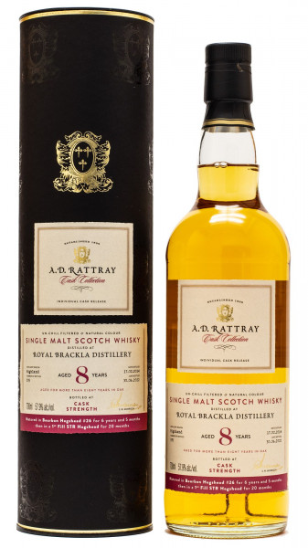 Royal Brackla 2014/2022 A. D. Rattray Single Malt Scotch Whisky 57,9% vol 0,7L
