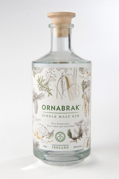 Ornabrak Irish Single Malt Gin 43% vol 0,7 L