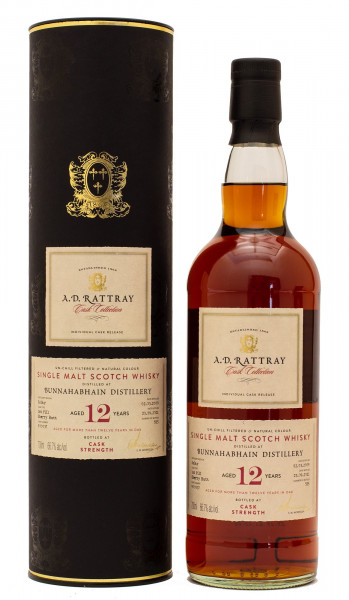 Bunnahabhain 2009/2021 A. D. Rattray Single Malt Scotch Whisky 66,7% vol 0,7L