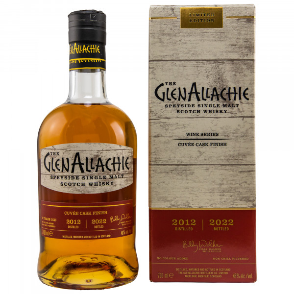 Glenallachie 9 Jahre 2012/2022 Cuvée Wine Cask Finish Single Malt Whisky 48% 0,7L