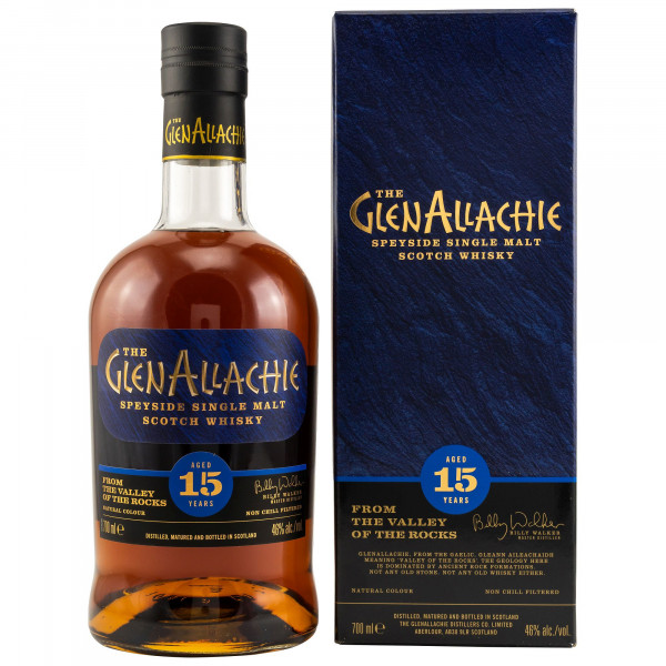 Glenallachie 15 Jahre Speyside Single Malt Scotch Whisky 46% vol 0,7 L