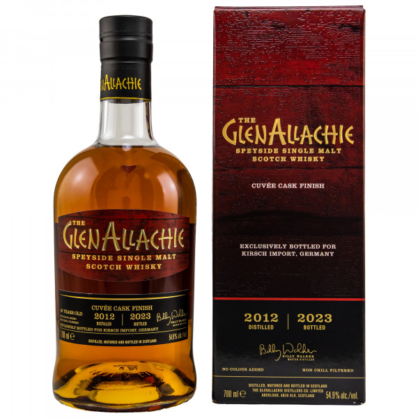 The GlenAllachie 2012/2023 Pedro Ximénez Moscatel & Ruby Port Cuvée Cask Finish Single Malt Scotch W