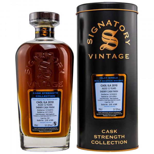 Caol Ila 2010/2022 Signatory Vintage Single Malt Scotch Whisky 57% 0,7L