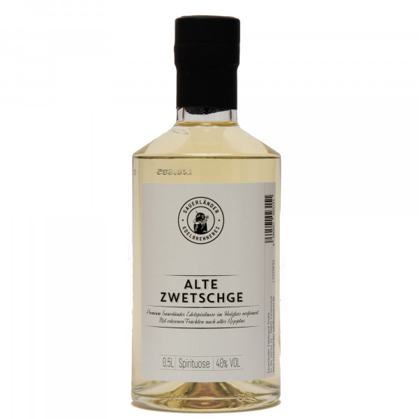 ALTE ZWETSCHGE Sauerländer Edelspirituose 40% vol 0,5L