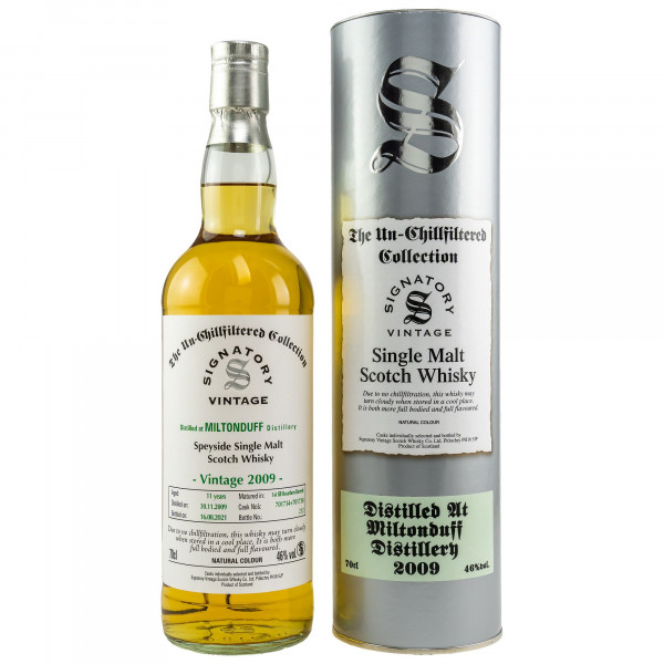 Miltonduff 2009/2021 Signatory Vintage Single Malt Scotch Whisky 46% 0,7 L