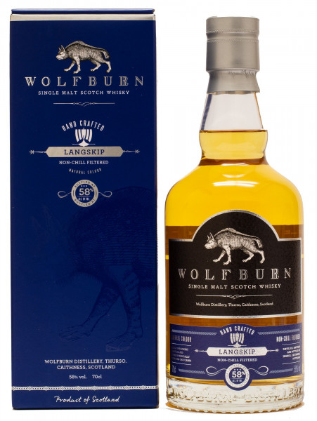 Wolfburn "Langskip" Single Malt Scotch Whisky 58% vol 0,7 L