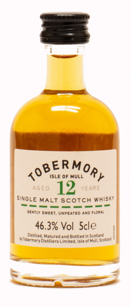 Tobermory 12 Jahre Single Malt Scotch Whisky 46,3% 0,05 L