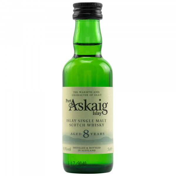 Port Askaig 8 Jahre Mini Islay Single Malt Scotch Whisky 45,8% 0,05L