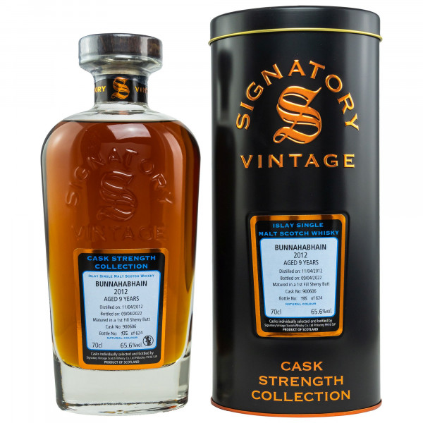 Bunnahabhain 2012/2022 Signatory Vintage Single Malt Scotch Whisky 65,6% 0,7L