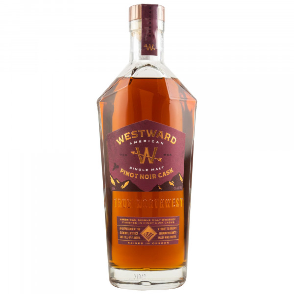Westward Pinot Noir Cask American Single Malt Whiskey 45% vol 0,7 L