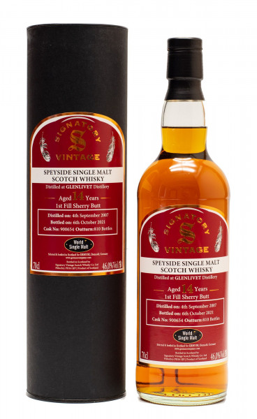 Glenlivet 2007/2021 World Single Malt Scotch Whisky 46%vol 0,7L