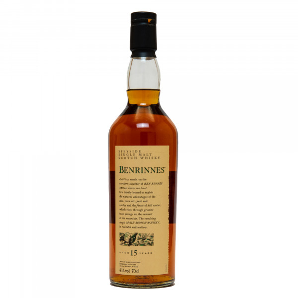 Benrinnes 15 Jahre Flora & Fauna Single Malt Whisky 43% 0,7L