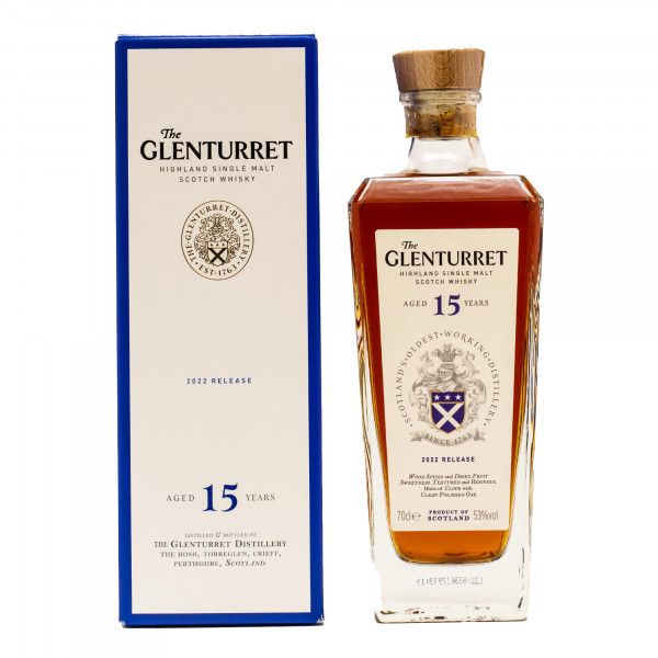 Glenturret 15 Jahre 2022 Release Single Malt Scotch Whisky 53% vol 0,7 L