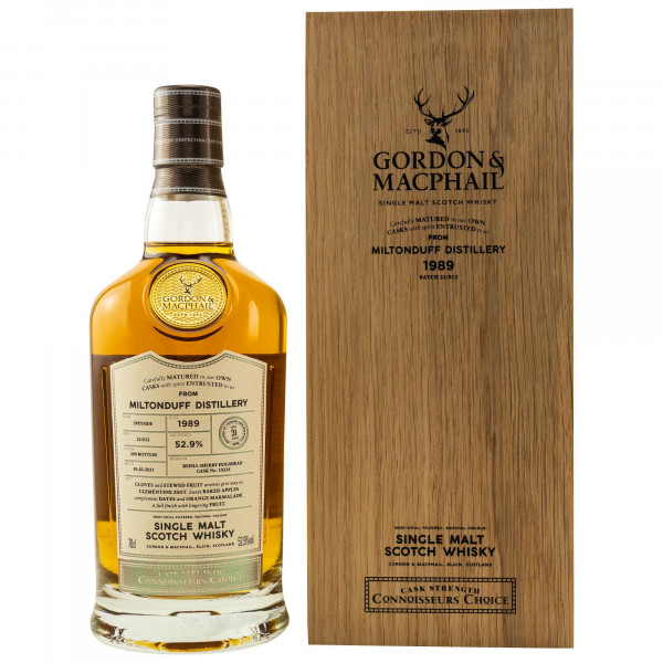 Miltonduff 1989/2021 Gordon & MacPhail Single Malt Scotch Whisky 52,9%vol 0,7L
