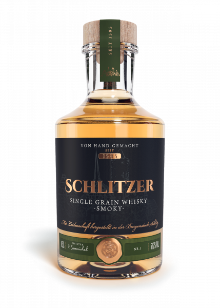 Schlitzer Black Edition Nr. 1 Single Grain Whisky Smoky Deutschland 57,7% 0,5 L