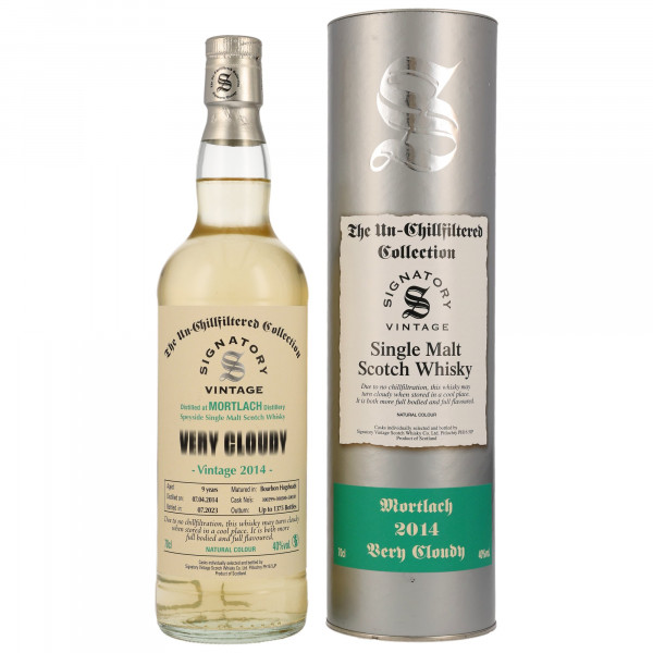 Mortlach 2014/2023 Very Cloudy Signatory Vintage Single Malt Scotch Whisky 40%vol 0,7L