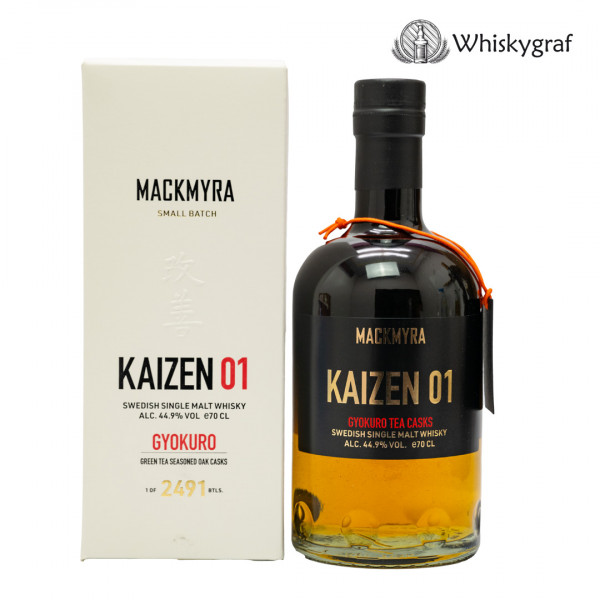 Mackmyra Kaizen 01 GyokuroTea Seasoned Cask Single Malt Whisky 45,1% 0,7L