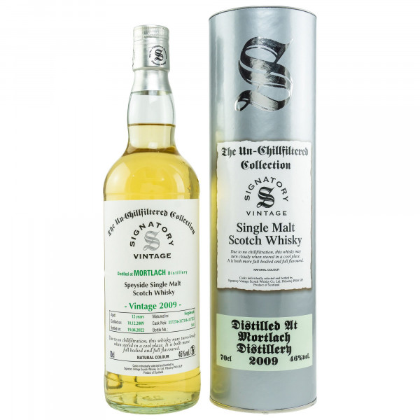 Mortlach 2009/2022 Signatory Vintage Single Malt Whisky 46%vol 0,7 L