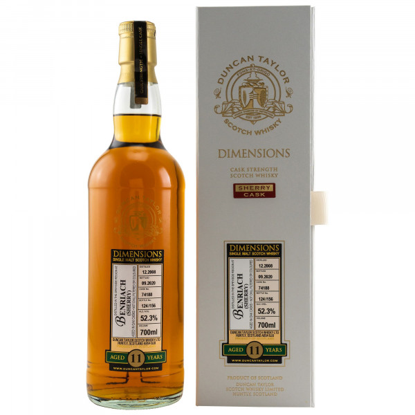 Benriach 2008/2020 Dimensions Duncan Taylor Single Malt Whisky 52,3% 0,7L