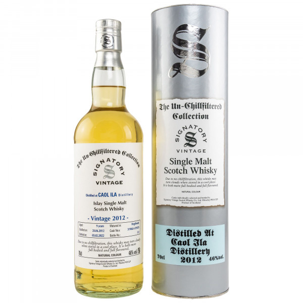 Caol Ila 2012/2022 Signatory Vintage Single Malt Scotch Whisky 46%vol 0,7L