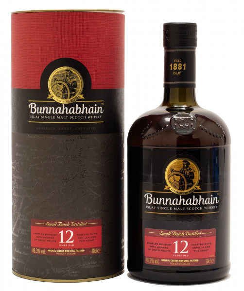 Bunnahabhain 12 Jahre Islay Single Malt Scotch Whisky 46,3% 0,7L