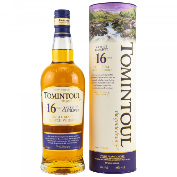 Tomintoul 16 Jahre Single Malt Scotch Whisky 40% 0,7L