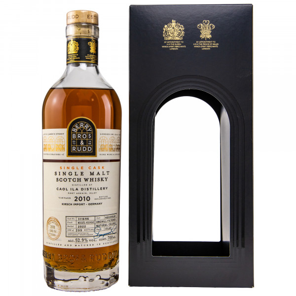 Caol Ila 2010/2022 Berry Bros. & Rudd Single Malt Scotch Whisky 52,9% vol 0,7L