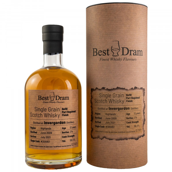 Invergordon 2009/2021 Single Grain Scotch Whisky 56,3% 0,7L
