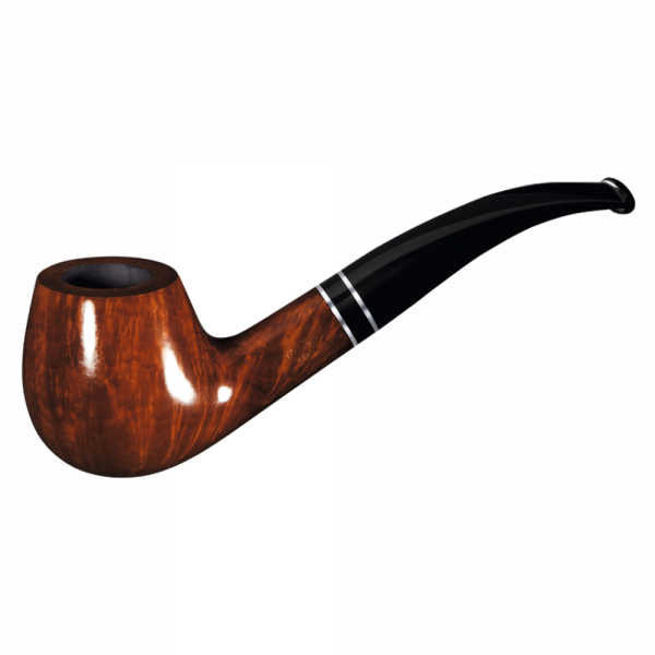 VAUEN Pfeife hellbraun glatt Basic 1500 2 Filter 9 mm Pipe Bruyère Holz