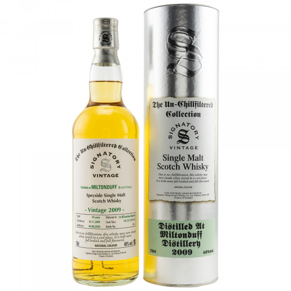 Miltonduff 2009/2020 Signatory Vintage Single Malt Scotch Whisky 46% 0,7 L