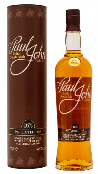 Paul John Edited Indian Single Malt Whisky 46% vol 0,7 L