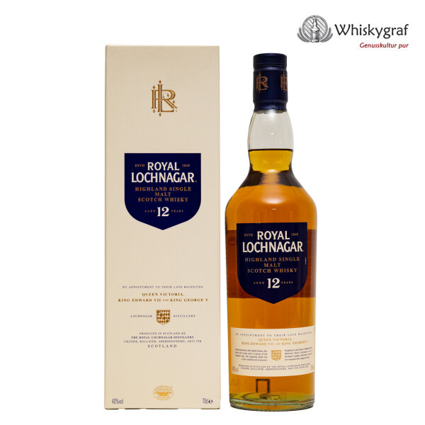 Royal Lochnagar 12 Jahre Highland Single Malt Scotch Whisky 40% vol 0,7L