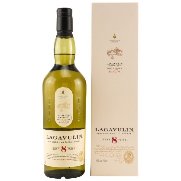 Lagavulin 8 Jahreb Islay Single Malt Scotch Whisky 48% vol 0,7 L