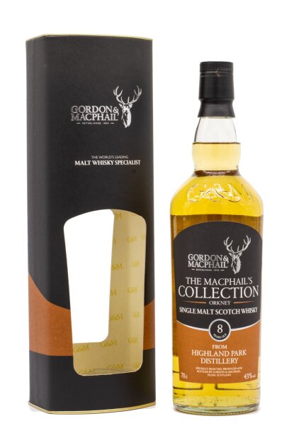 Highland Park 8 Jahre  Gordon & MacPhail Scotch Whisky 43%vol 0,7 L