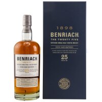 BenRiach 25 Jahre Speyside Single Malt Scotch Whisky 46%...