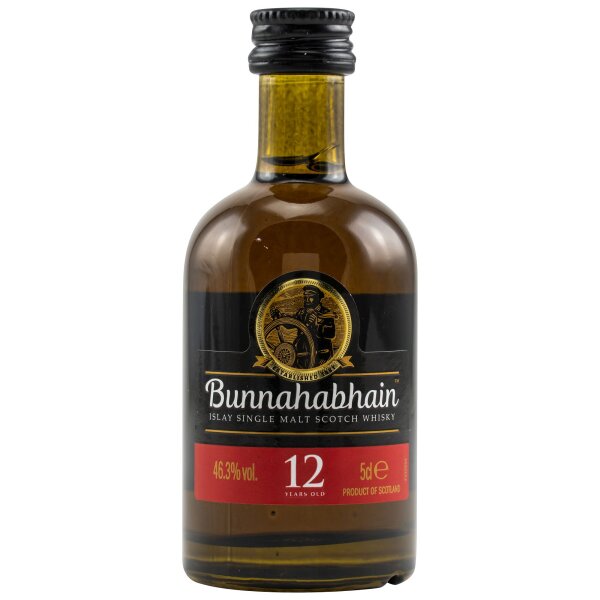 Bunnahabhain 12 Jahre Islay Mini Single Malt Scotch Whisky 46,3% 0,05L
