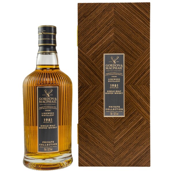 Linkwood 1981/2021 Private Collection Gordon & MacPhail Single Malt Scotch Whisky 53,2%vol 0,7L