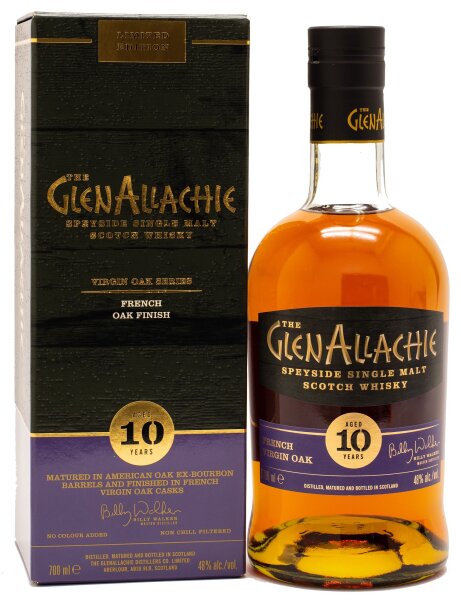 Glenallachie 10 Jahre French Oak Wood Finish Single Malt Scotch Whisky 48% vol 0,7L