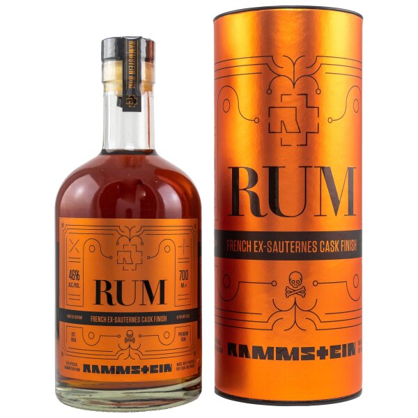 Rammstein Rum Sauternes Cask Finish Limitierte Sonderedition 46%vol 0,7 L