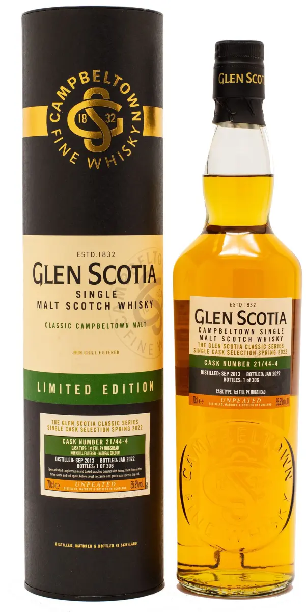 Glen Scotia 2013/2022 Vintage Single Malt Scotch Whisky...