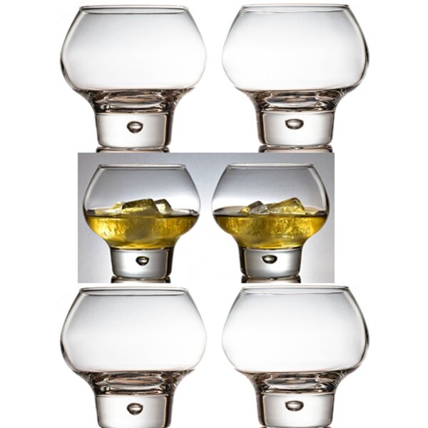 Durobor 6er Set Whiskyglas Gläser Cognac Schwenker