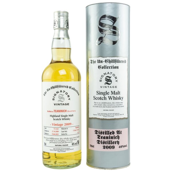 Teaninich 2009/2022 Signatory Vintage Single Malt Whisky 46%vol 0,7L